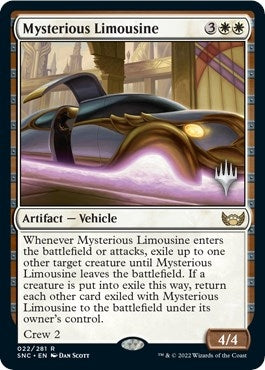 Image for Mysterious Limousine (22) (PPSNC) - Magic: The Gathering