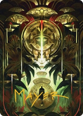 Image for Jetmir's Garden Art Card (76/81) (Gold-Stamped Signature) (76) (ASSNC) - Magic: The Gathering