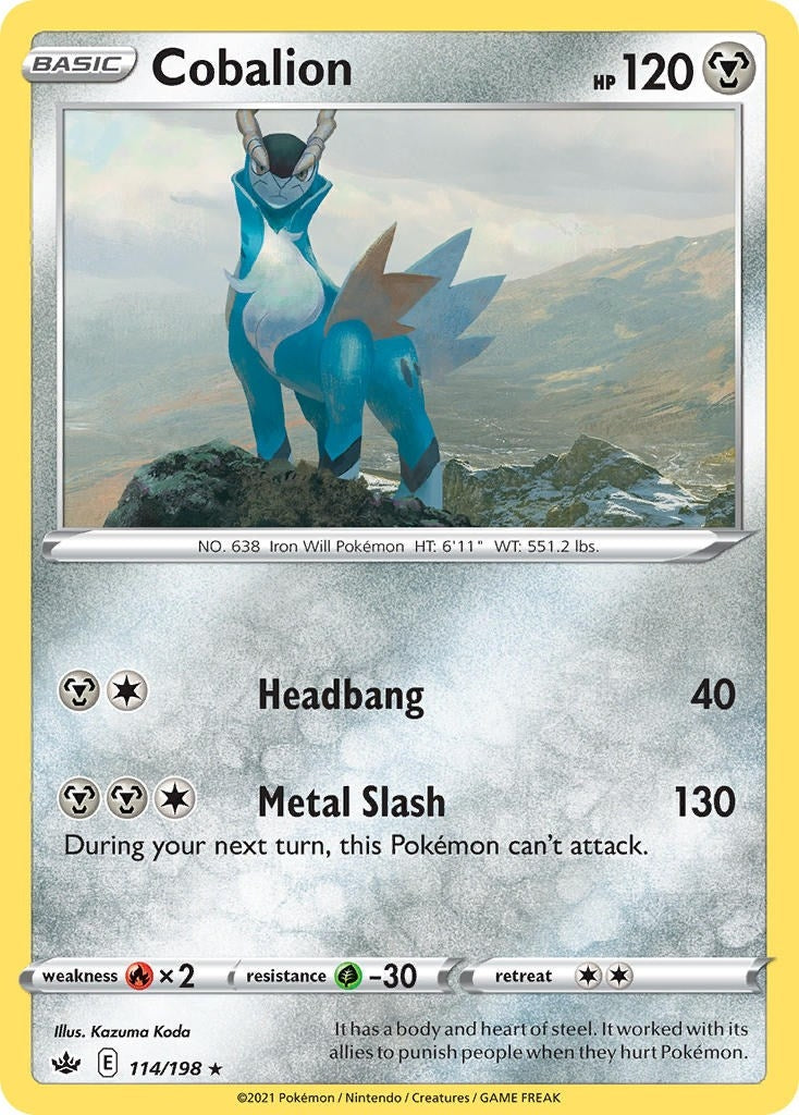 Image for Cobalion (114/198) (PR) - Pokemon