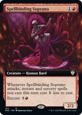 Image for Spellbinding Soprano (Extended Art) (153) (NCC) - Magic: The Gathering