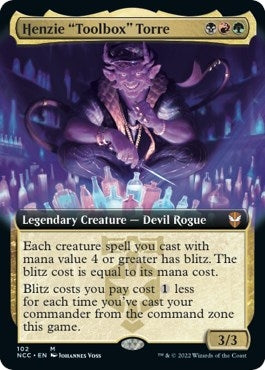 Image for Henzie "Toolbox" Torre (Extended Art) (102) (NCC) - Magic: The Gathering