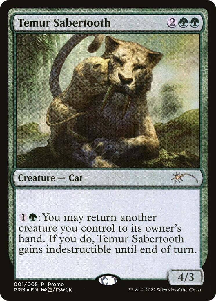 Image for Temur Sabertooth (1) - Magic: The Gathering