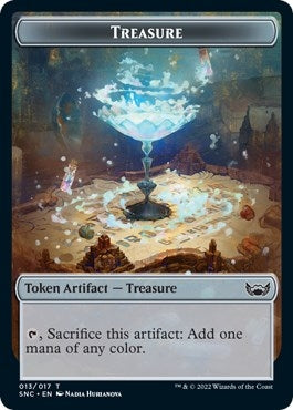 Image for Treasure (013) // Rogue Double-Sided Token (13 // 7) - Magic: The Gathering