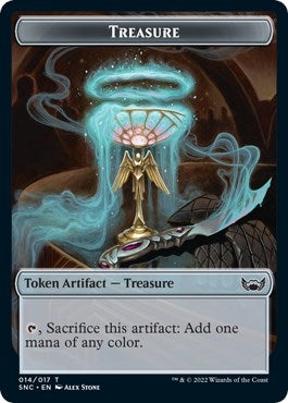 Image for Treasure (014) // Rogue Double-Sided Token (14 // 7) - Magic: The Gathering