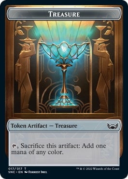 Image for Treasure (017) // Spirit Double-Sided Token (17 // 3) - Magic: The Gathering