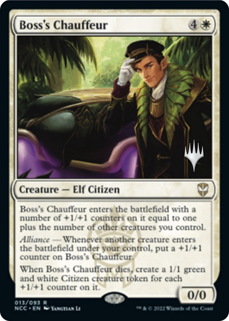 Image for Boss's Chauffeur (13) - Magic: The Gathering