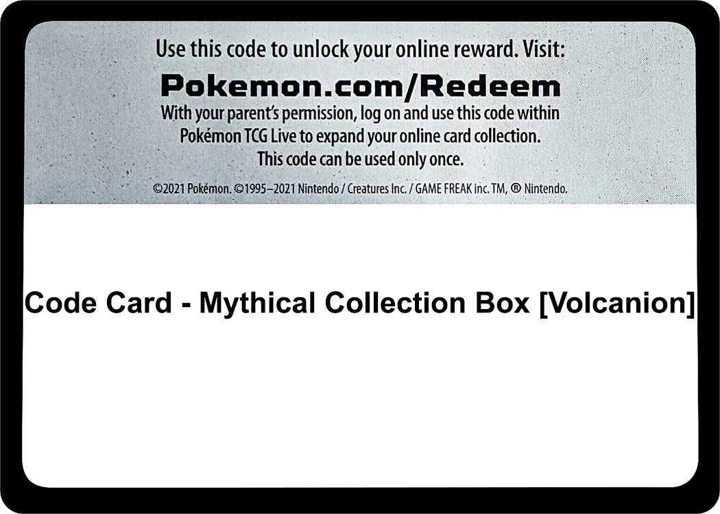 Image for Code Card - Mythical Collection Box [Volcanion] (GEN) - Pokemon