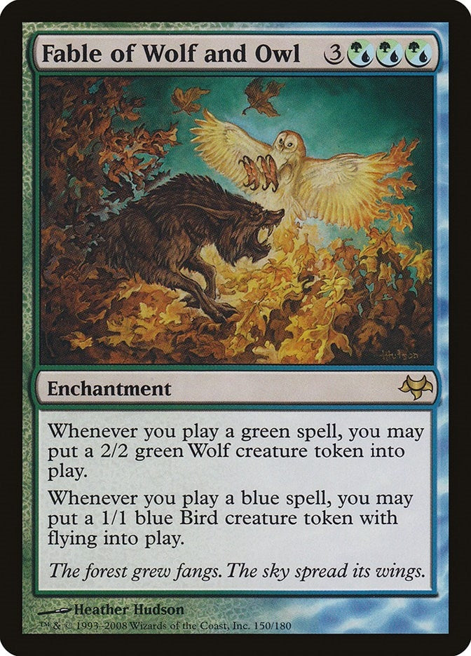 Image for Fable of Wolf and Owl (150) - Magic: The Gathering