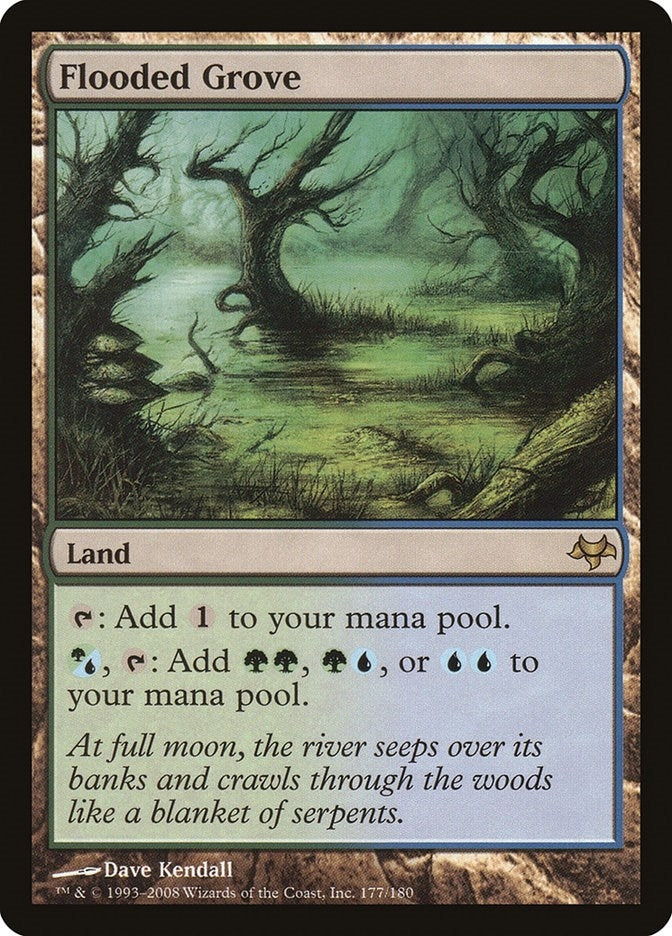 Image for Flooded Grove (177) - Magic: The Gathering