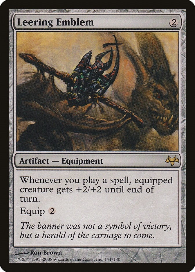 Image for Leering Emblem (171) - Magic: The Gathering