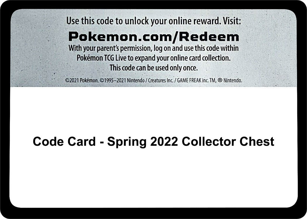 Image for Code Card - Spring 2022 Collector Chest (MCAP) - Pokemon