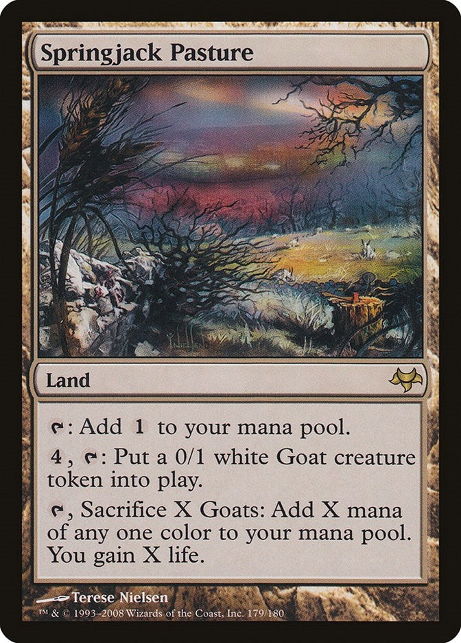 Image for Springjack Pasture (179) - Magic: The Gathering