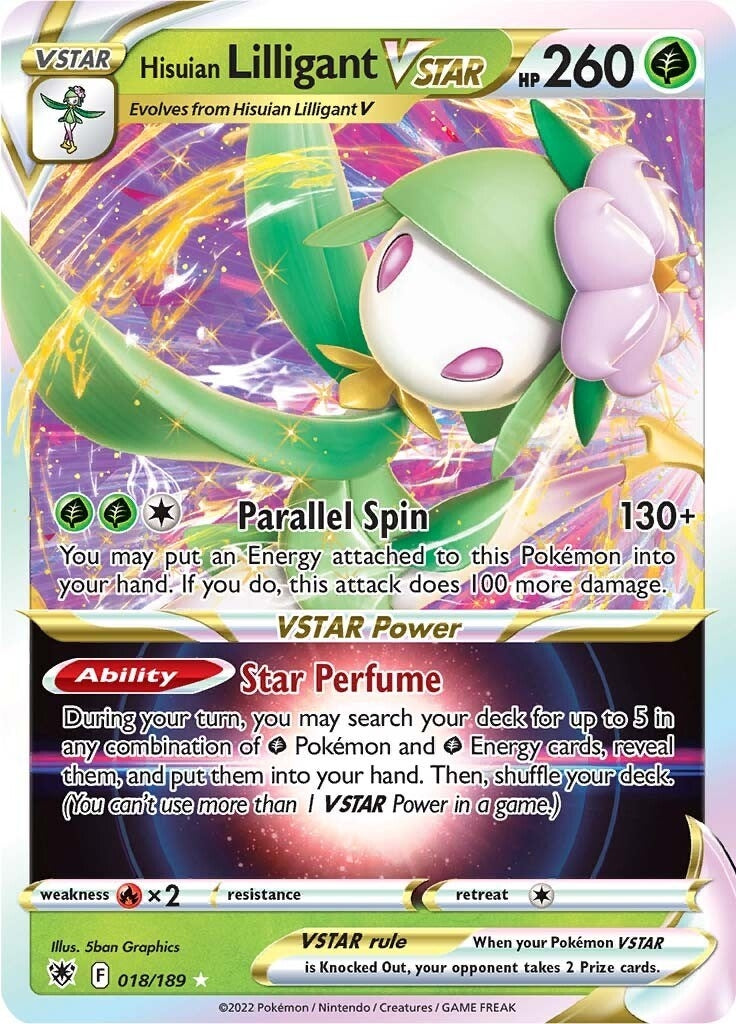 Image for Hisuian Lilligant VSTAR (018/189) (SWSH10) - Pokemon
