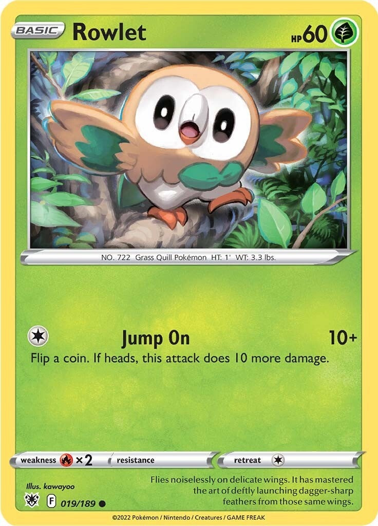 Image for Rowlet (019/189) (SWSH10) - Pokemon