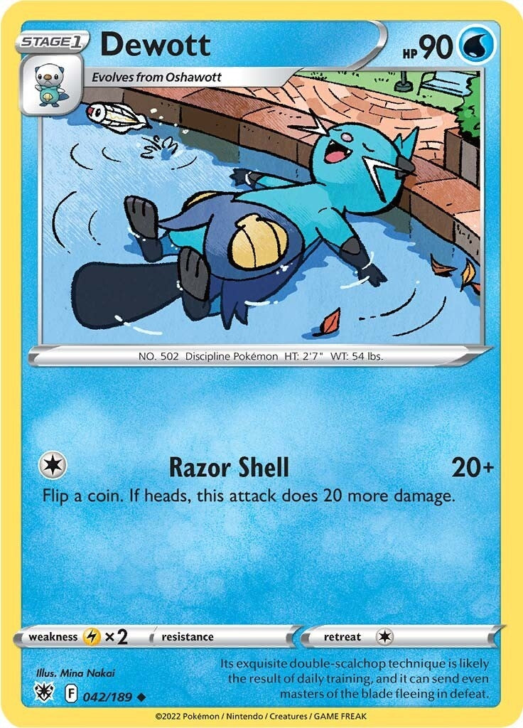Image for Dewott (042/189) (SWSH10) - Pokemon