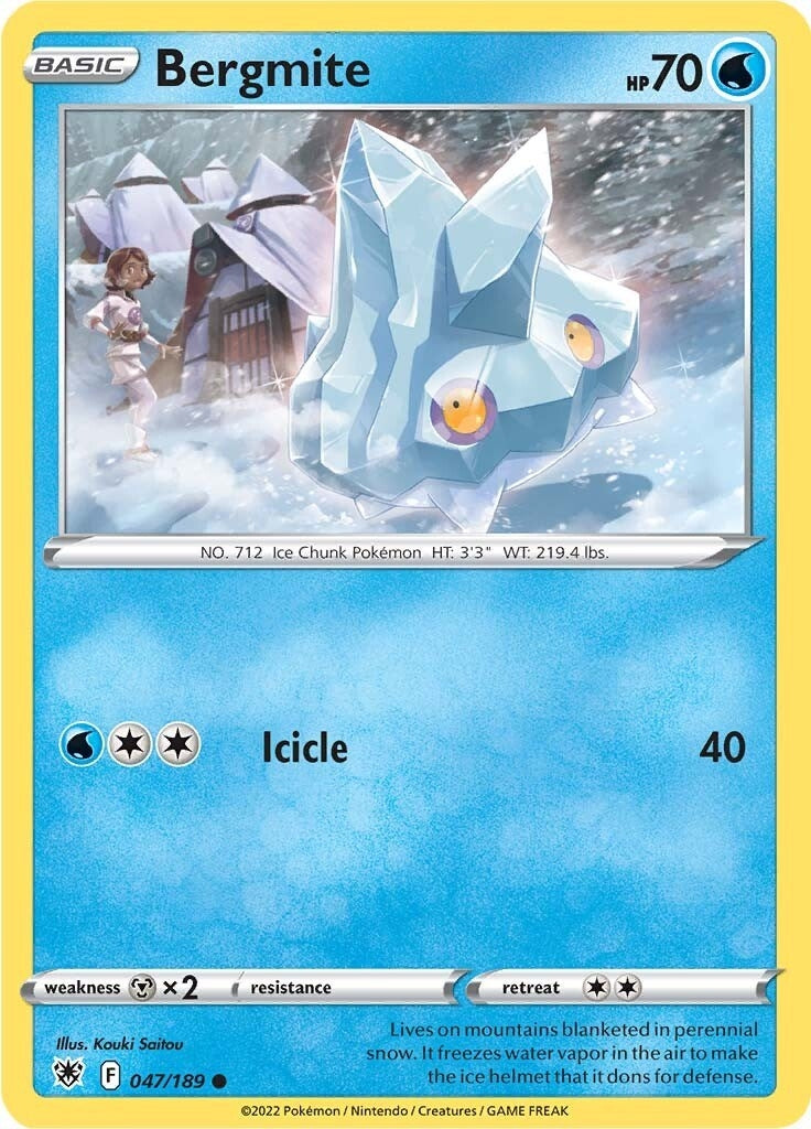 Image for Bergmite (047/189) (SWSH10) - Pokemon