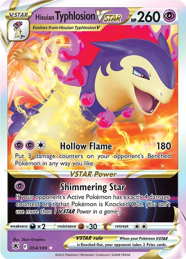 Image for Hisuian Typhlosion VSTAR (054/189) (SWSH10) - Pokemon