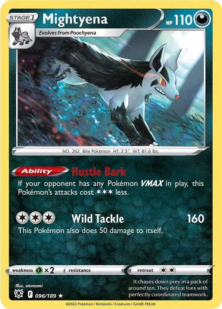 Image for Mightyena (096/189) (SWSH10) - Pokemon