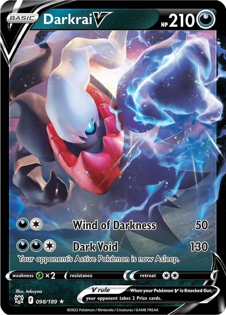 Image for Darkrai V (098/189) (SWSH10) - Pokemon