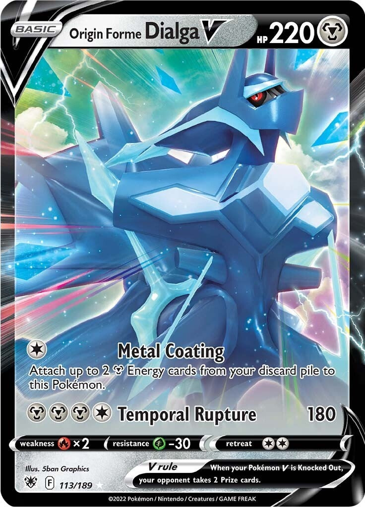 Image for Origin Forme Dialga V (113/189) (SWSH10) - Pokemon