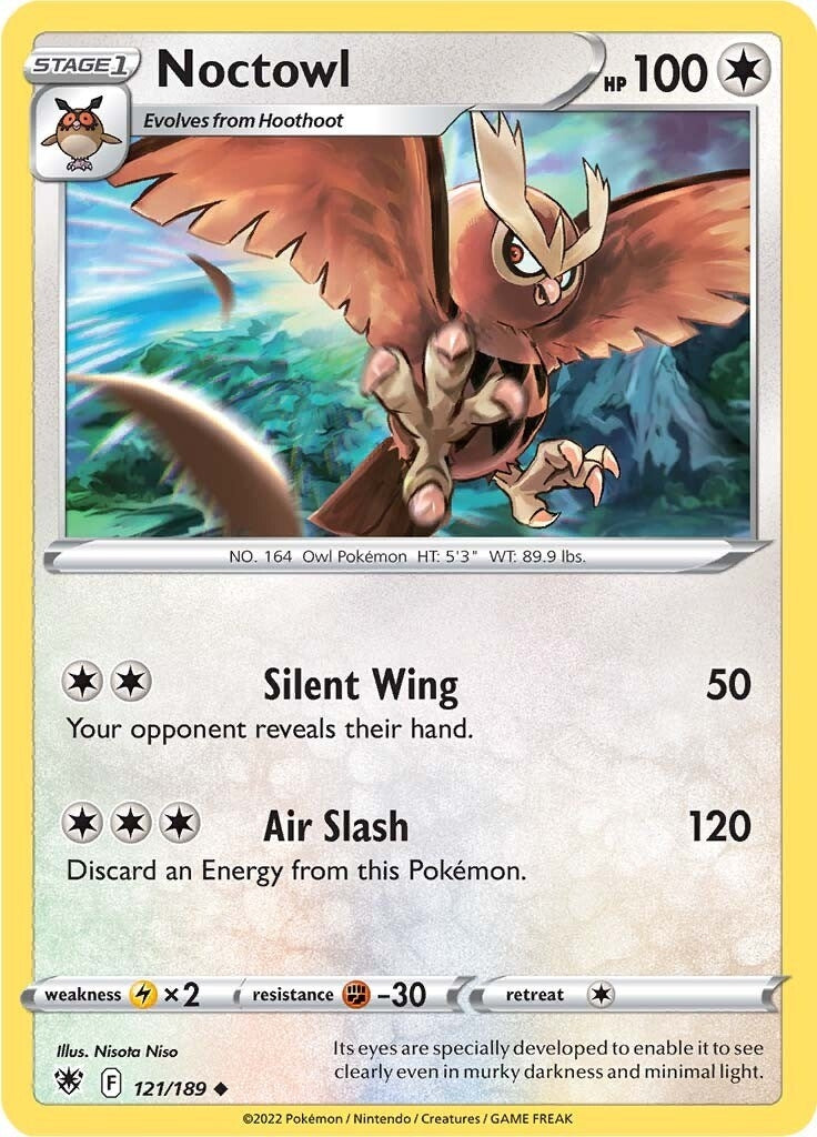 Image for Noctowl (121/189) (SWSH10) - Pokemon