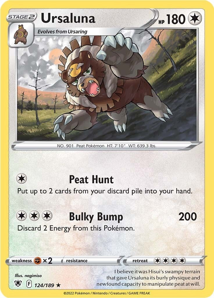 Image for Ursaluna (124/189) (SWSH10) - Pokemon