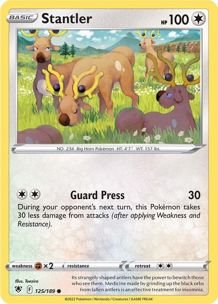 Image for Stantler (125/189) (SWSH10) - Pokemon
