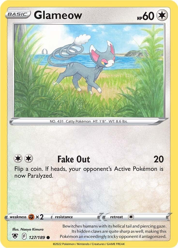 Image for Glameow (127/189) (SWSH10) - Pokemon