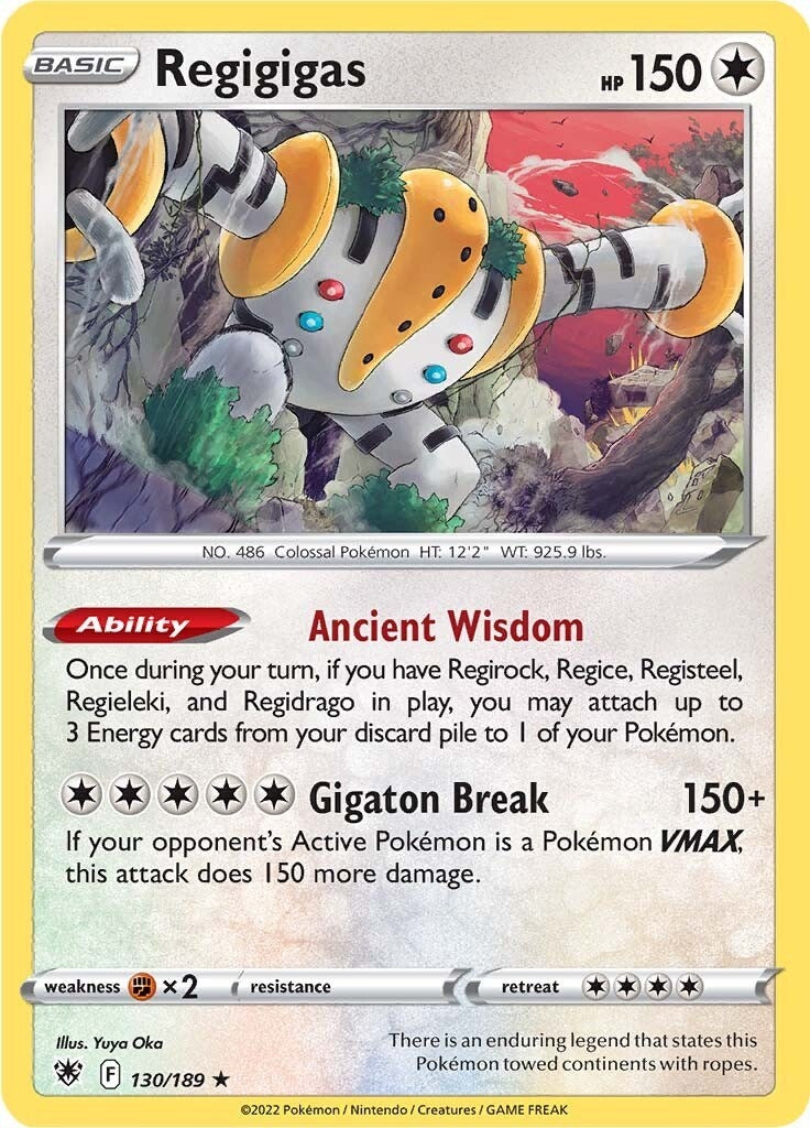 Image for Regigigas (130/189) (SWSH10) - Pokemon