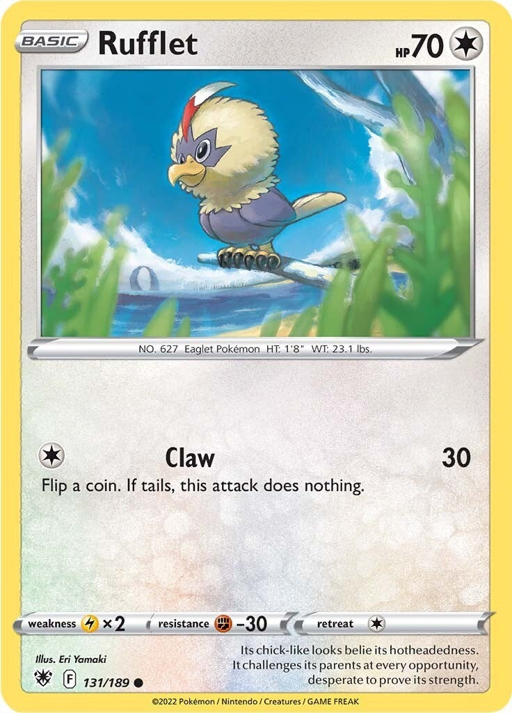 Image for Rufflet (131/189) (SWSH10) - Pokemon