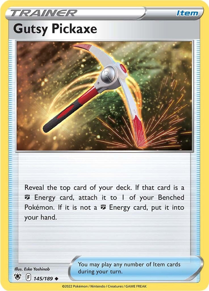 Image for Gutsy Pickaxe (145/189) (SWSH10) - Pokemon