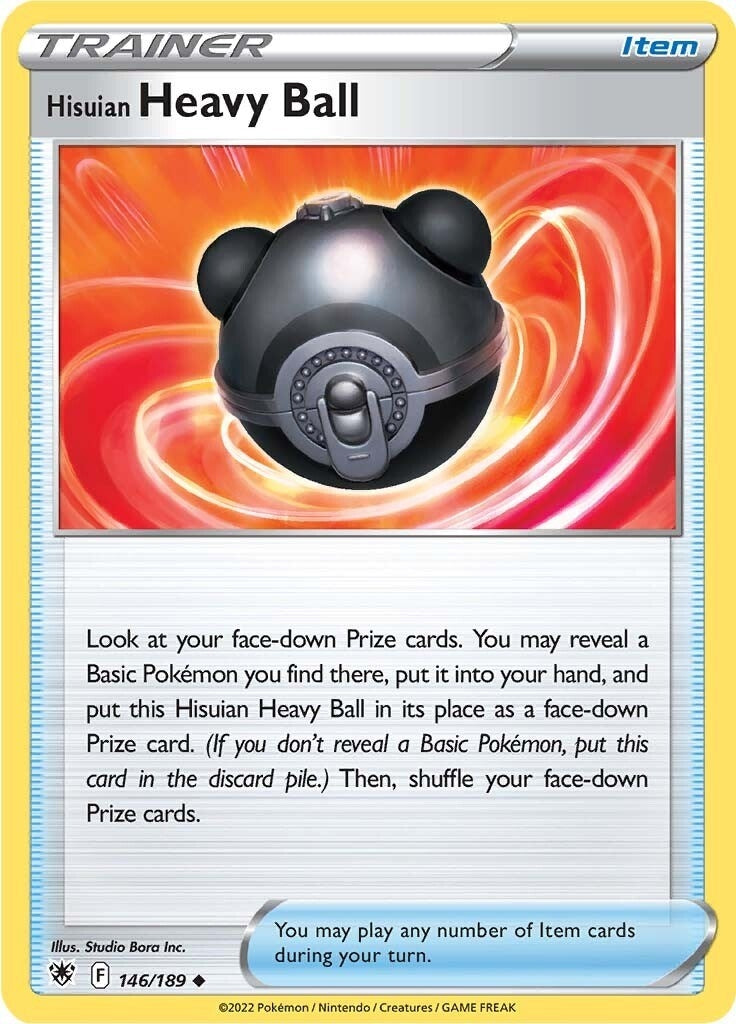 Image for Hisuian Heavy Ball (146/189) (SWSH10) - Pokemon