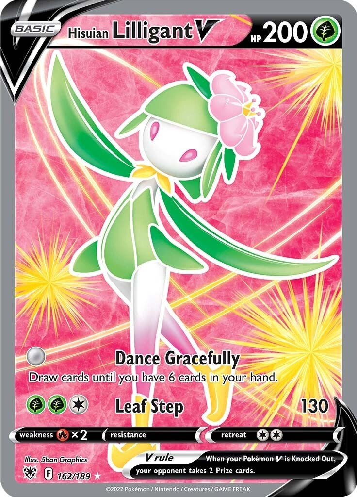 Image for Hisuian Lilligant V (Full Art) (162/189) (SWSH10) - Pokemon