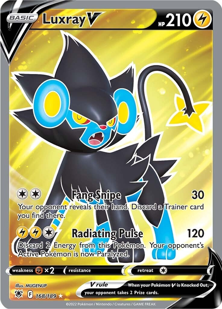 Image for Luxray V (Full Art) (168/189) (SWSH10) - Pokemon