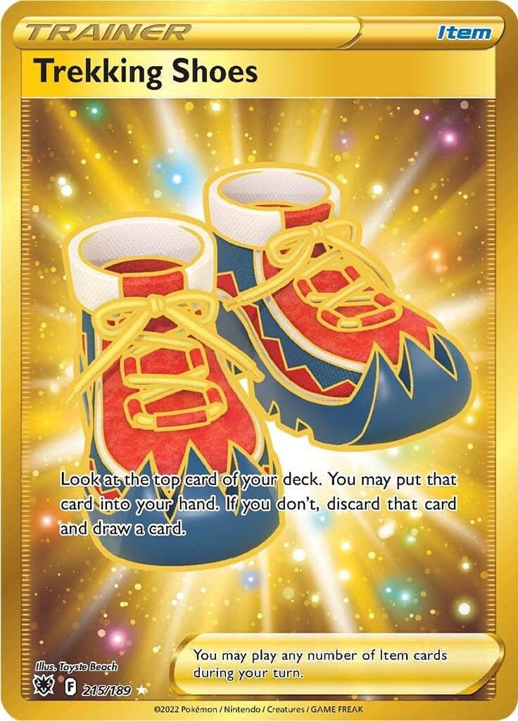 Image for Trekking Shoes (Secret) (215/189) (SWSH10) - Pokemon