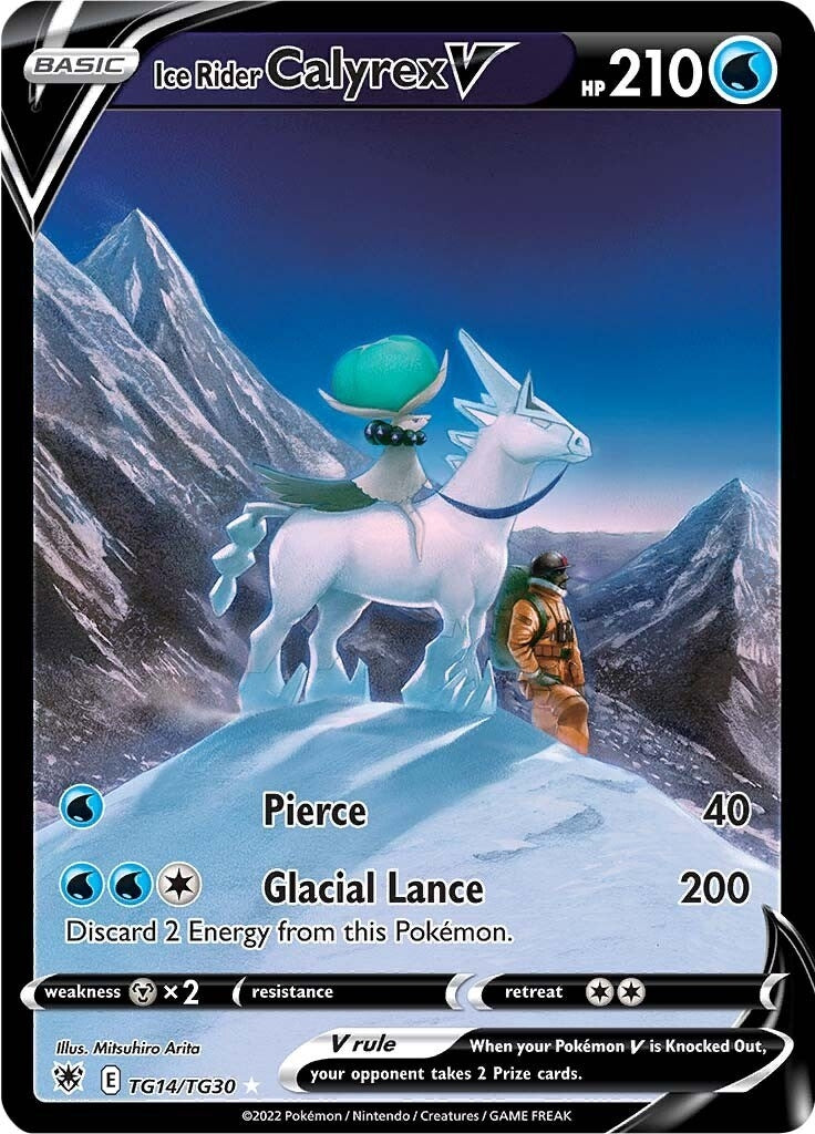 Image for Ice Rider Calyrex V (TG14/TG30) (SWSH10:TG) - Pokemon