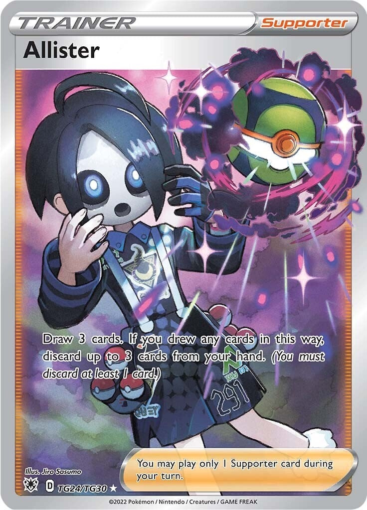 Image for Allister (TG24/TG30) (SWSH10:TG) - Pokemon