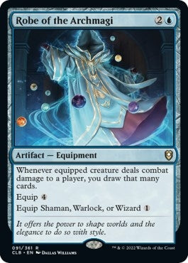 Image for Robe of the Archmagi (91) (CLB) - Magic: The Gathering