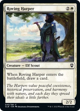 Image for Roving Harper (40) (CLB) - Magic: The Gathering