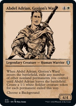 Image for Abdel Adrian, Gorion's Ward (Showcase) (375) (CLB) - Magic: The Gathering