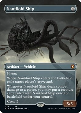 Image for Nautiloid Ship (Borderless) (373) (CLB) - Magic: The Gathering