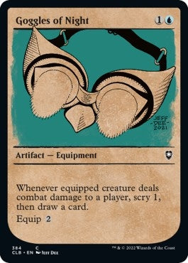 Image for Goggles of Night (Showcase) (384) (CLB) - Magic: The Gathering