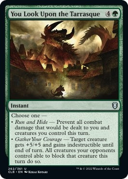 Image for You Look Upon the Tarrasque (262) (CLB) - Magic: The Gathering