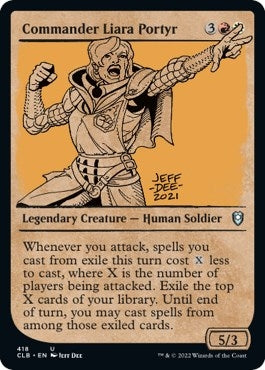 Image for Commander Liara Portyr (Showcase) (418) (CLB) - Magic: The Gathering