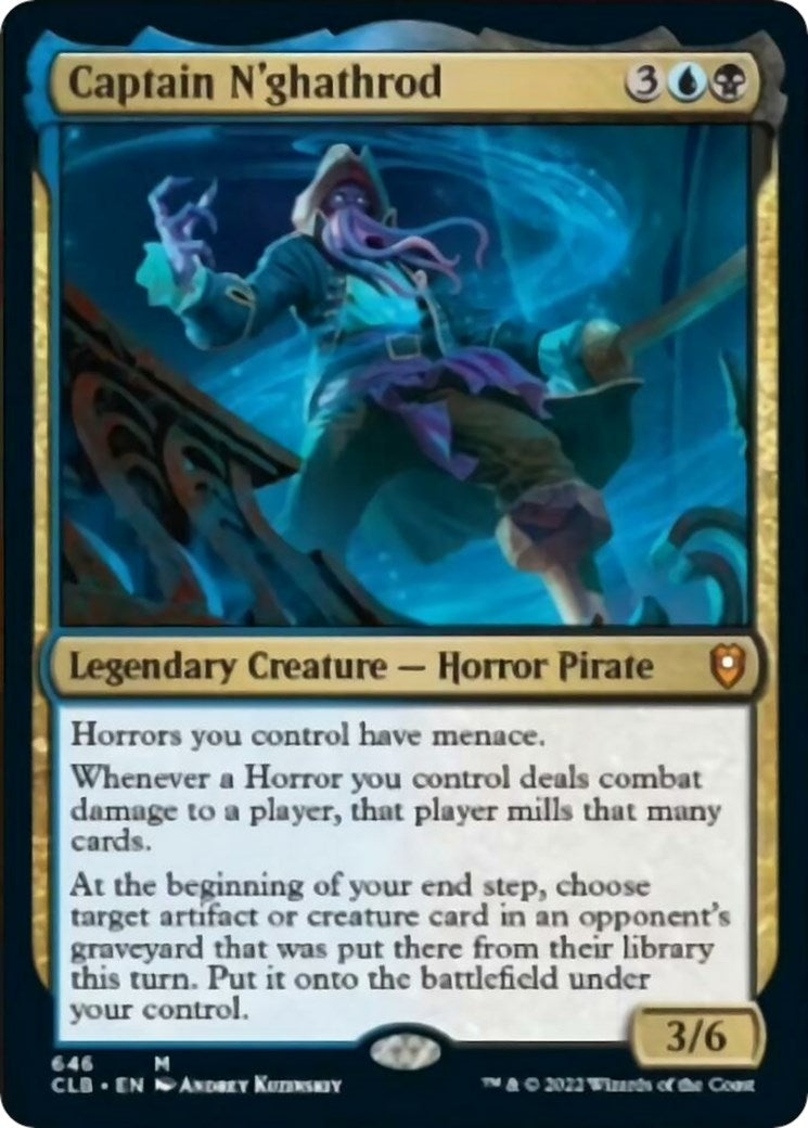 Image for Captain N'ghathrod (646) - Magic: The Gathering