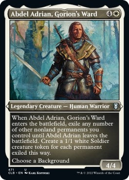Image for Abdel Adrian, Gorion's Ward (Foil Etched) (471) (CLB) - Magic: The Gathering