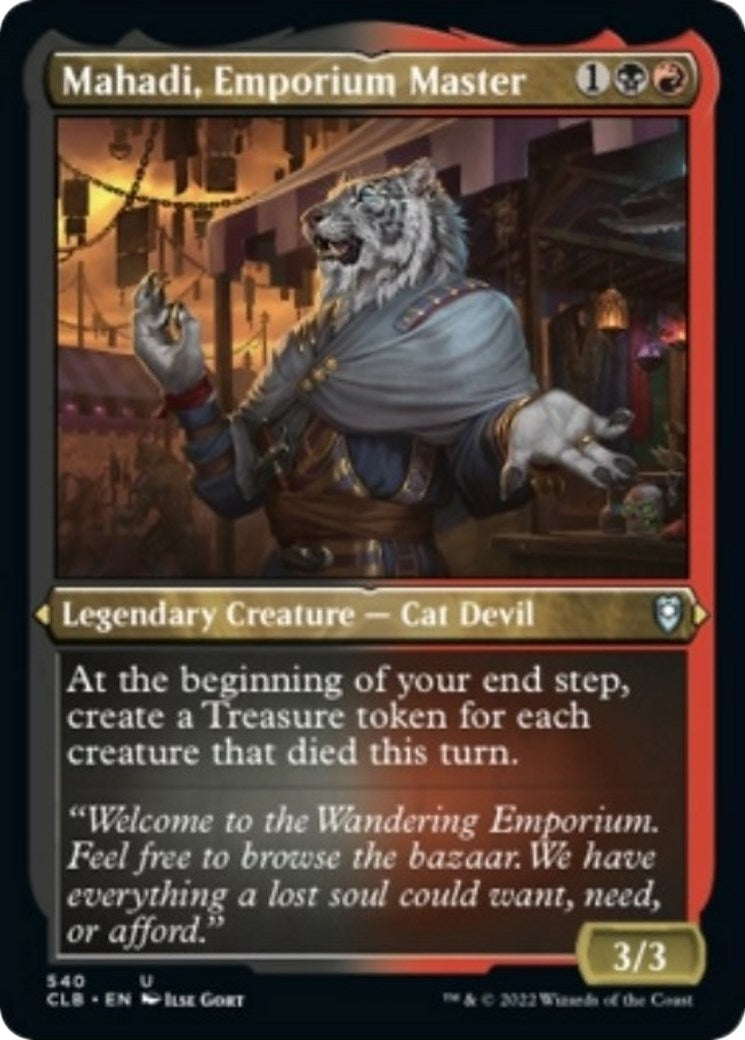 Image for Mahadi, Emporium Master (Foil Etched) (540) - Magic: The Gathering