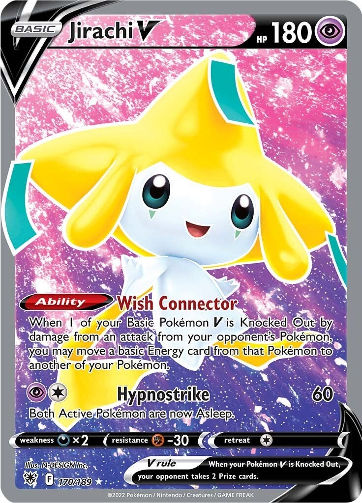Image for Jirachi V (Full Art) (170/189) (SWSH10) - Pokemon