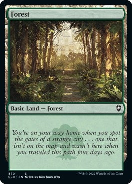 Image for Forest (470) (470) (CLB) - Magic: The Gathering