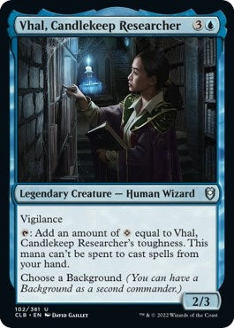 Image for Vhal, Candlekeep Researcher (102) - Magic: The Gathering